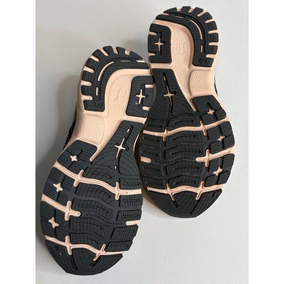 Brooks Ghost 14 Womens 7 B Black Pink Cushion Neutral Running Shoes 1203561B026 - Picture 11 of 16